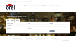 Desktop Screenshot of orelimobiliaria.com.br