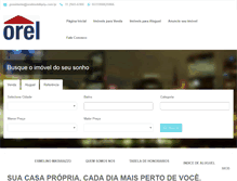 Tablet Screenshot of orelimobiliaria.com.br